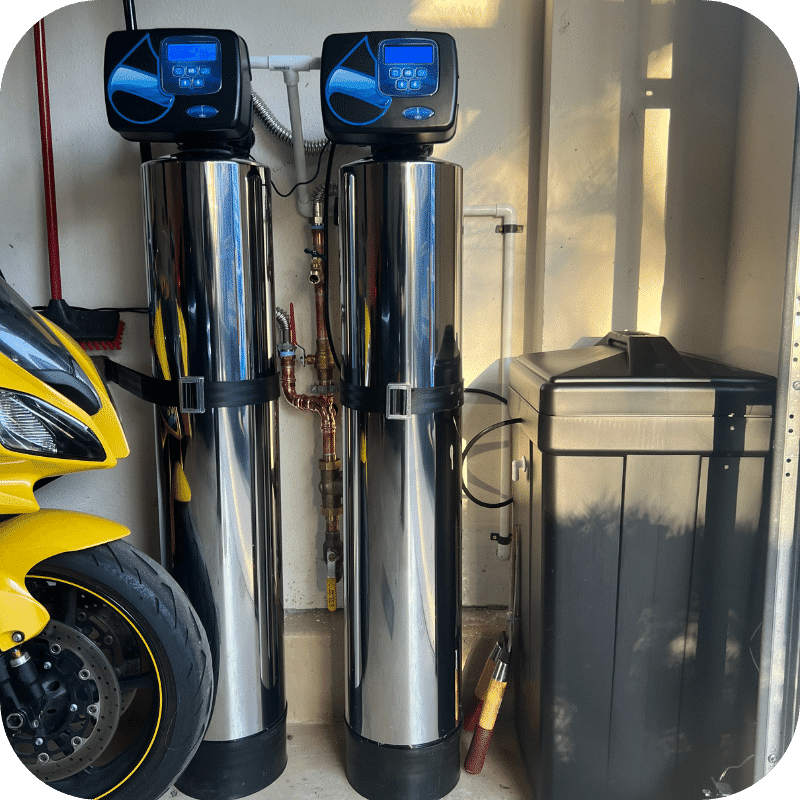 Water filtration system installed